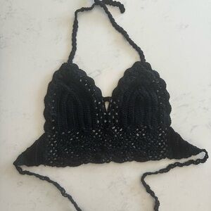 Crochet Halter Crop Top